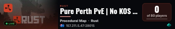 Pure Perth PvE | No KOS | No Raiding (AU) live status badge