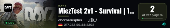 MiezTest 2v1 - Survival | 1.29 Road to Badlands Update live status badge