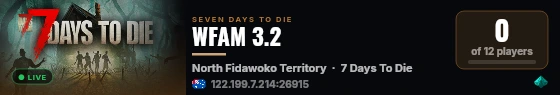 WFAM 3.2 live status badge