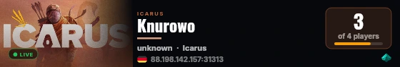 Knurowo live status badge