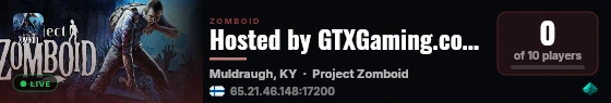Hosted by GTXGaming.co.uk live status badge
