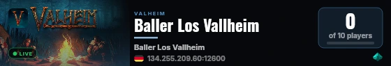 Baller Los Vallheim live status badge