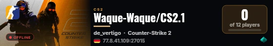 Waque-Waque/CS2.1 live status badge