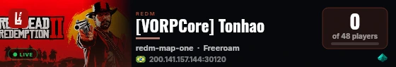 [VORPCore] Tonhao live status badge
