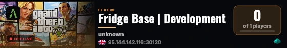 Fridge Base | Development live status badge