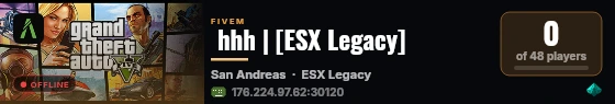  hhh | [ESX Legacy] live status badge