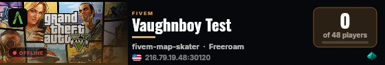Vaughnboy Test live status badge