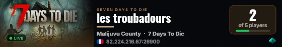 les troubadours live status badge