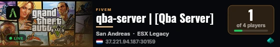 qba-server | [Qba Server] live status badge
