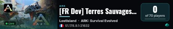 [FR Dev] Terres Sauvages RP Dev - (v361.7) live status badge