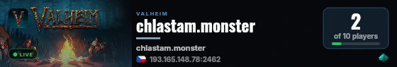 chlastam.monster live status badge