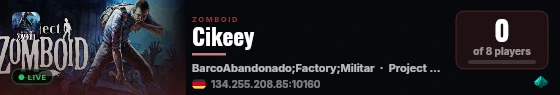nitrado.net Zomboid live status badge