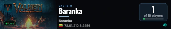 Baranka live status badge