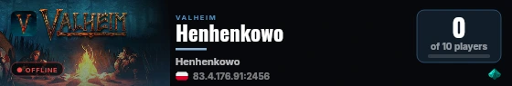 Henhenkowo live status badge