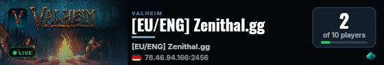[EU/ENG] Zenithal.gg live status badge