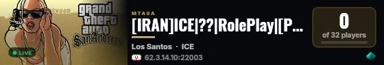 [IRAN]ICE|??|RolePlay|[Persian Player] live status badge