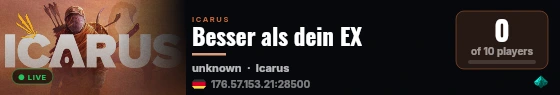 Besser als dein EX live status badge