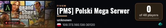 [PMS] Polski Mega Serwer live status badge
