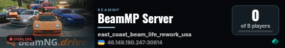 BeamMP Server live status badge