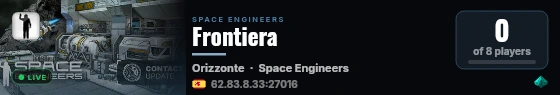 Frontiera live status badge
