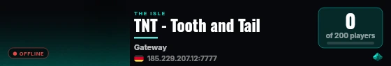 TNT - Tooth and Tail live status badge