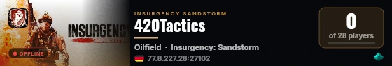 420Tactics live status badge