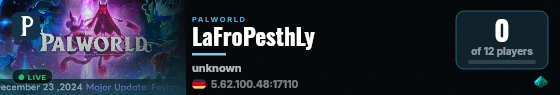 LaFroPesthLy live status badge