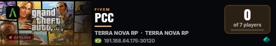 PCC live status badge