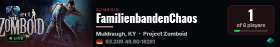 FamilienbandenChaos live status badge