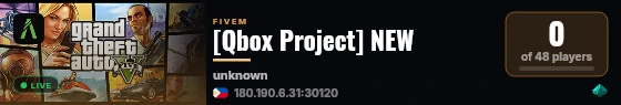 [Qbox Project] NEW live status badge