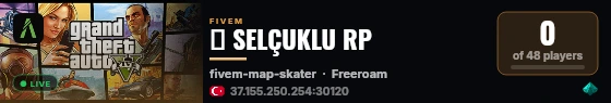 ⚜️ SELÇUKLU RP live status badge