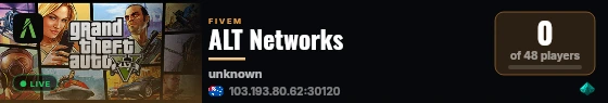 ALT Networks live status badge