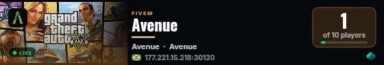 Avenue live status badge
