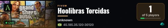 Hoolibras Torcidas live status badge