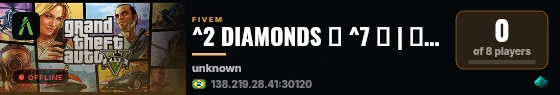 ^2 DIAMONDS 😈 ^7 ✔️ | 🌀 https://discord.gg/8XsNaFkD27 live status badge