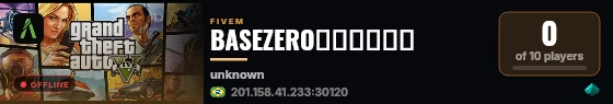 BASEZERO🡸↭▬▬▬▬ live status badge