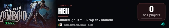 HEll live status badge