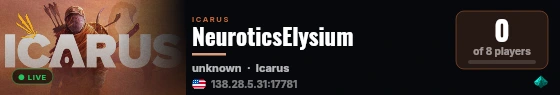 NeuroticsElysium live status badge