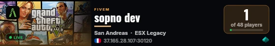 sopno dev live status badge