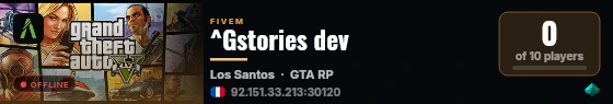 ^Gstories dev live status badge