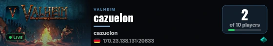 cazuelon live status badge