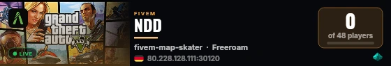 NDD live status badge