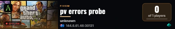 pv errors probe live status badge