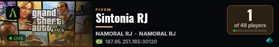 Sintonia RJ live status badge