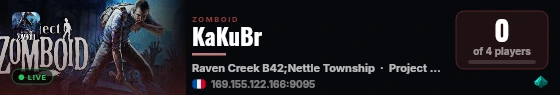 KaKuBr live status badge