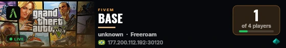 BASE live status badge