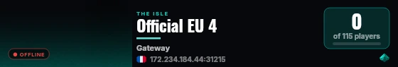 Official EU 4 live status badge