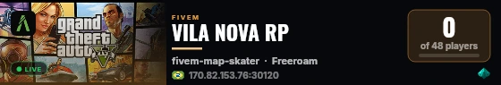 VILA NOVA RP live status badge