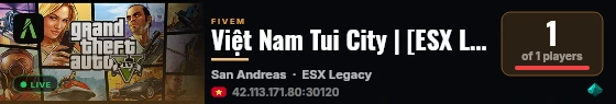 Việt Nam Tui City | [ESX Legacy] live status badge