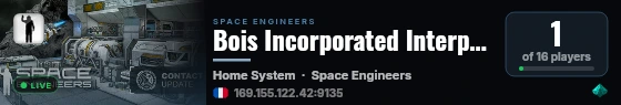 Bois Incorporated Interplanetary live status badge